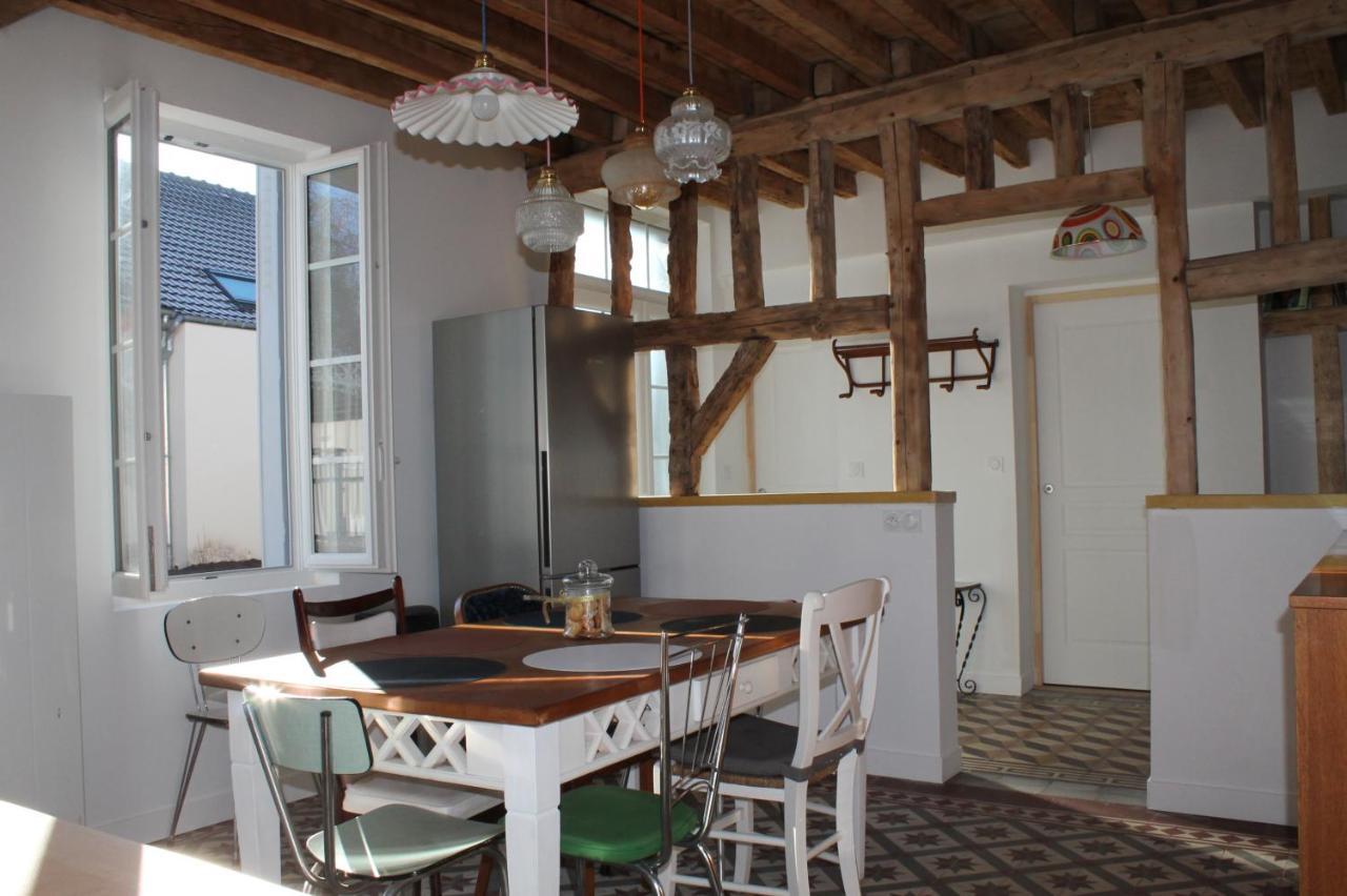 La Ferme De Mon Enfance Villa Villechetif ภายนอก รูปภาพ