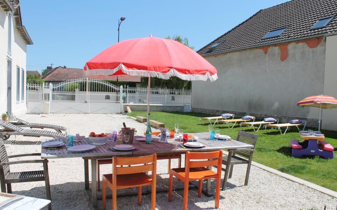 La Ferme De Mon Enfance Villa Villechetif ภายนอก รูปภาพ